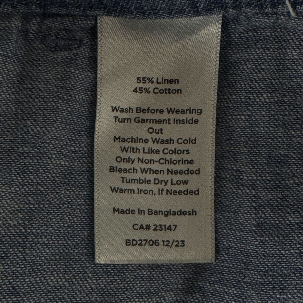 Talbots 2023 Linen Cotton High Waist Shorts Women's Size 14 - Picture 5 of 7